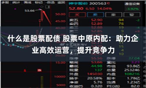 什么是股票配债 股票中原内配：助力企业高效运营，提升竞争力